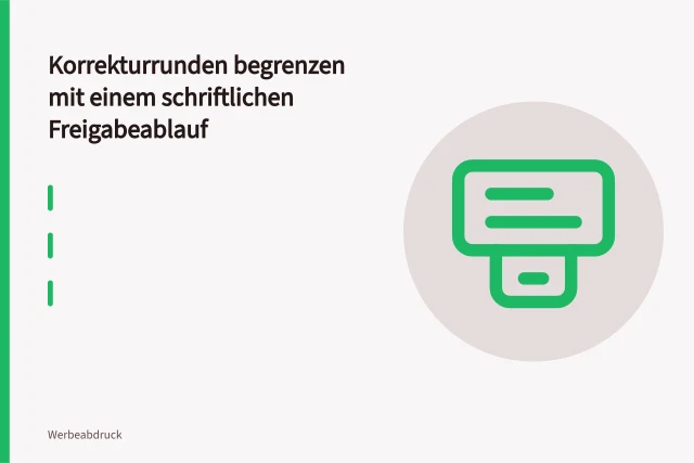 Offset-Druckplatte mit Layoutbogen auf Ständer in der Druckerei. Korrekturrunden begrenzen mit einem schriftlichen Freigabeablauf