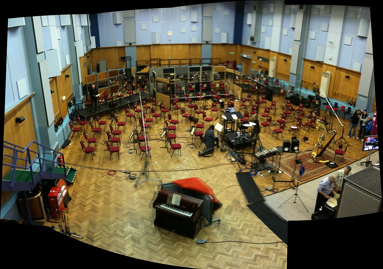 Orchesteraufnahme im Studio 2 der Abbey Road Studios